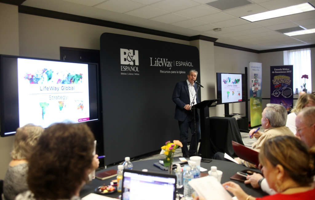 At LifeWay's first Global Summit, Craig Featherstone, director of LifeWay Global, reported on the explosive growth of the global church and how LifeWay Global is working with international partners to provide biblical resources for the nations.
